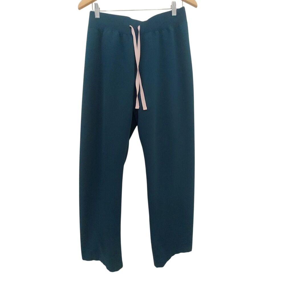 FIGS Scrub Pants Medium Technical Collection Straight Leg Teal Green